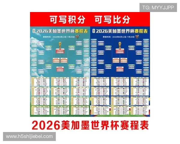 2026年美加墨世界杯赛程表及对阵图最新发布，详细比赛时间和球队对阵情况分析